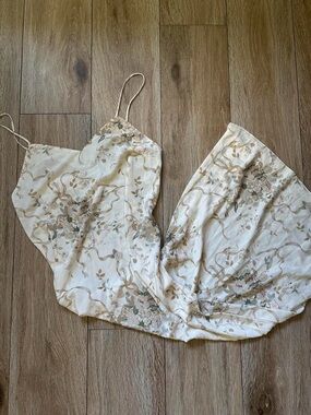 Vintage Calvin Klein Floral Slip Dress